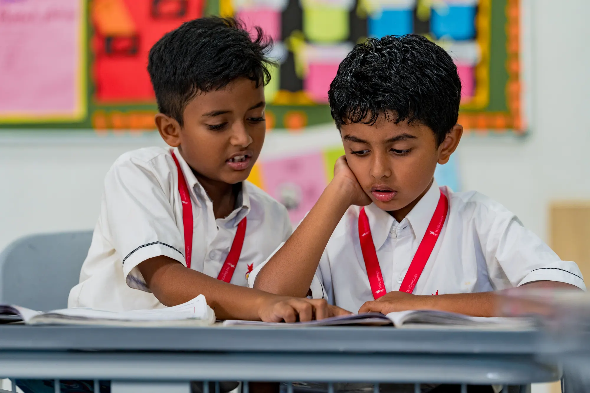 Two children over one problem